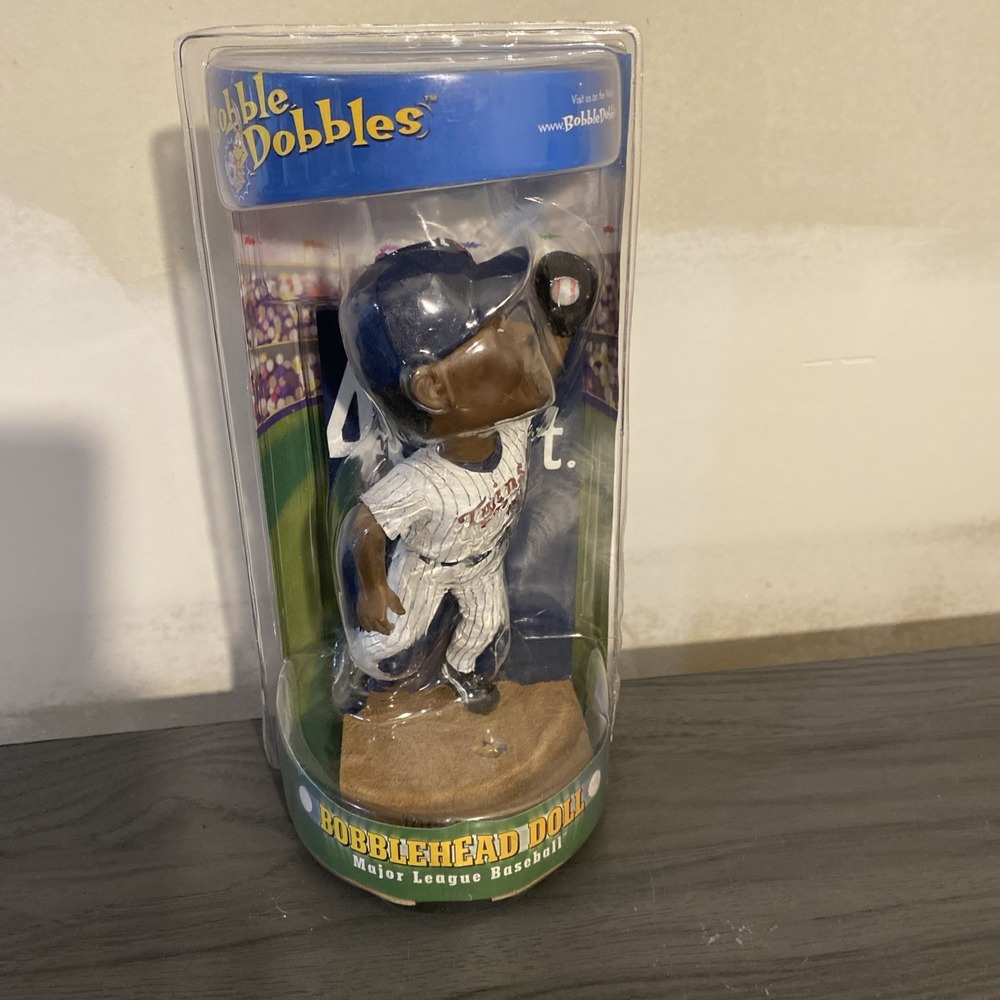 Torii Hunter MLB Minnesota Twins 2003 Bobble Dobbles Gold Base Bobblehead NOS